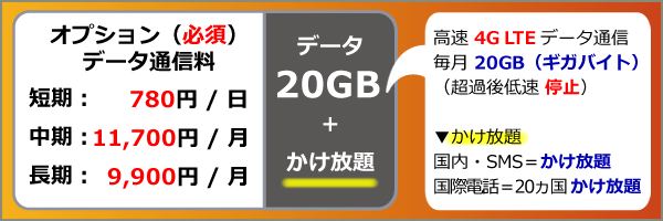 携帯レンタル＿オーストラリア＿データ通信料