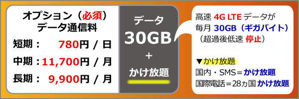 携帯レンタル＿カナダ＿データ通信料